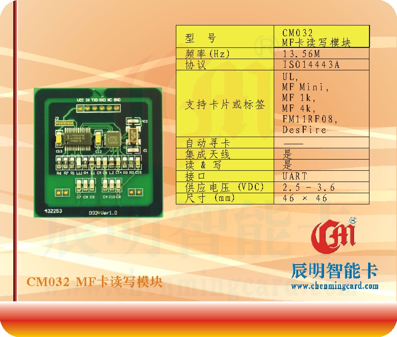 CM032 ISO14443A MifarexģK